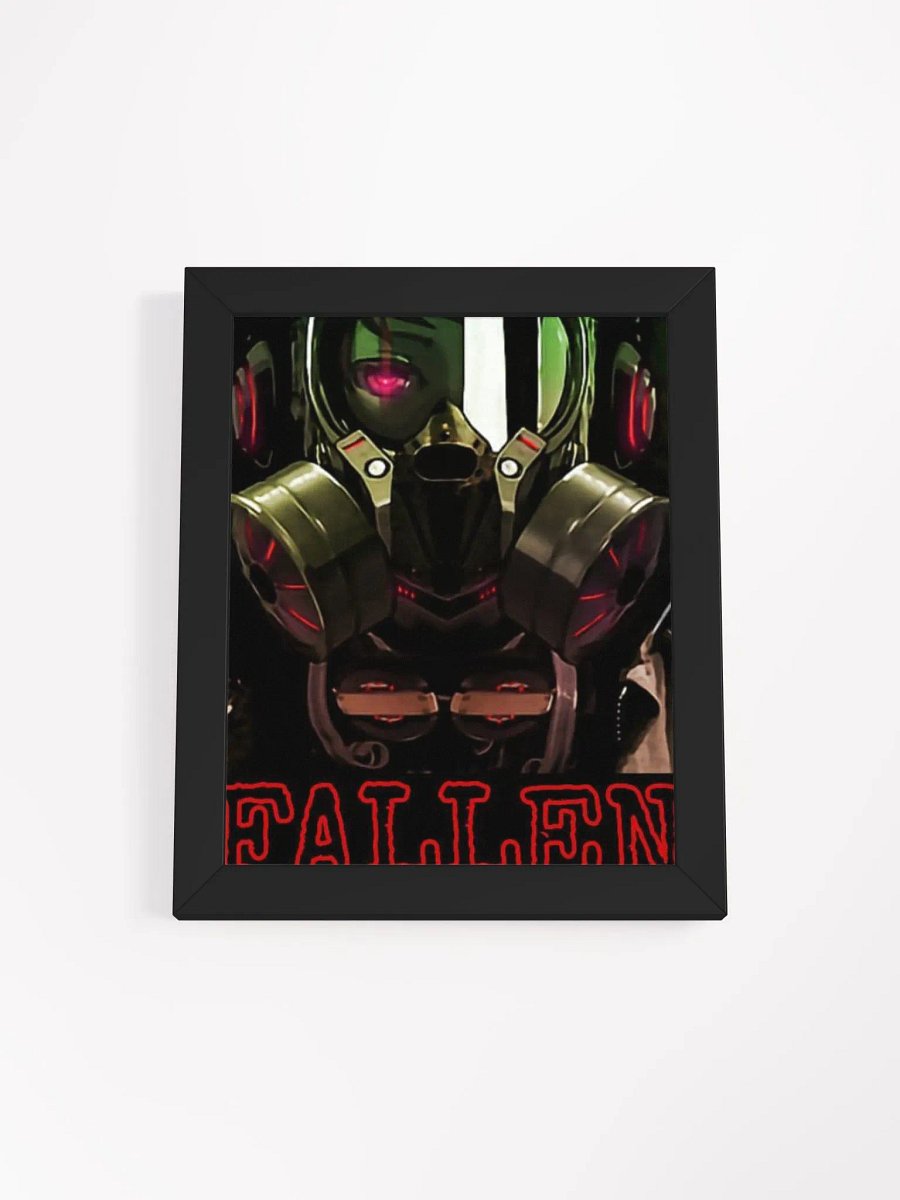 XFALLENX Gas Mask Helmet Framed Poster product image (1)