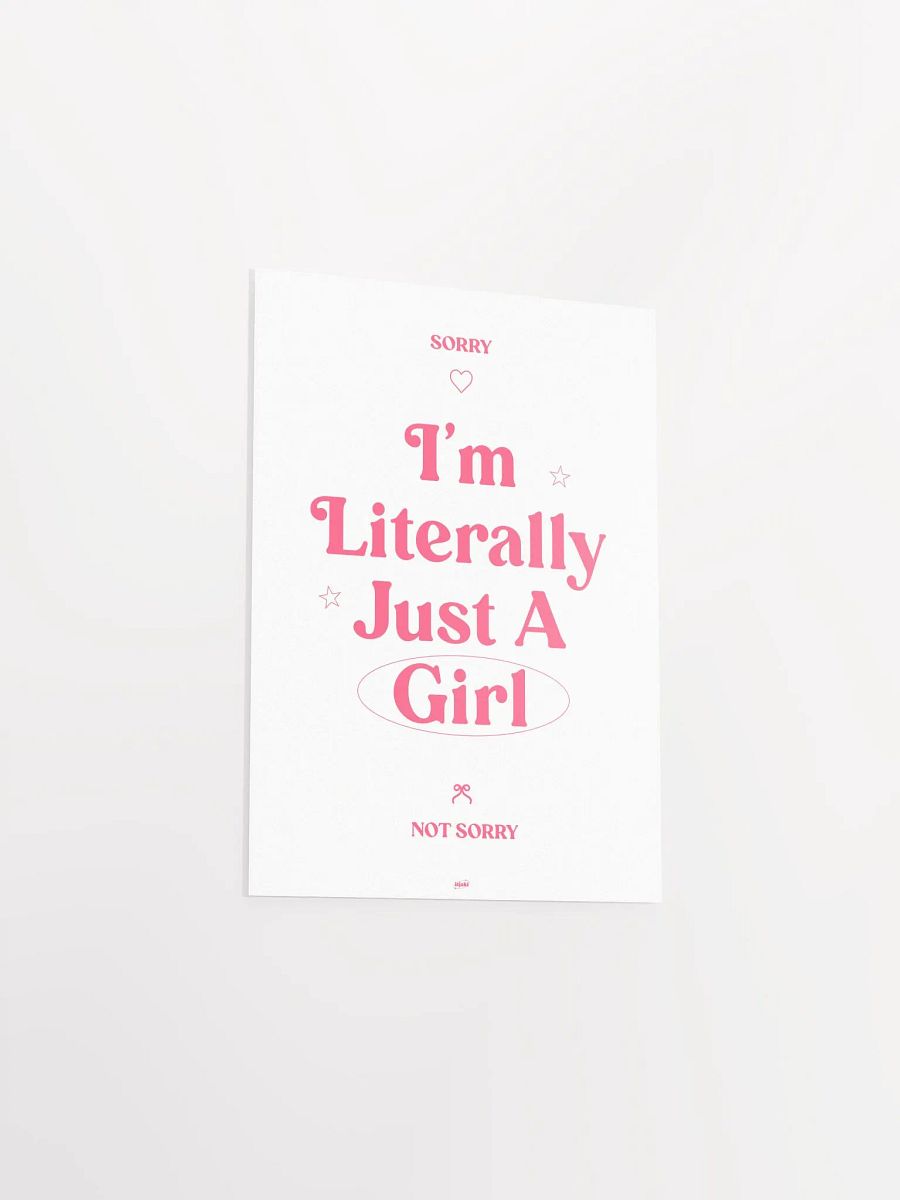 I'm Literally Just a Girl ~ Coquette Print product image (8)