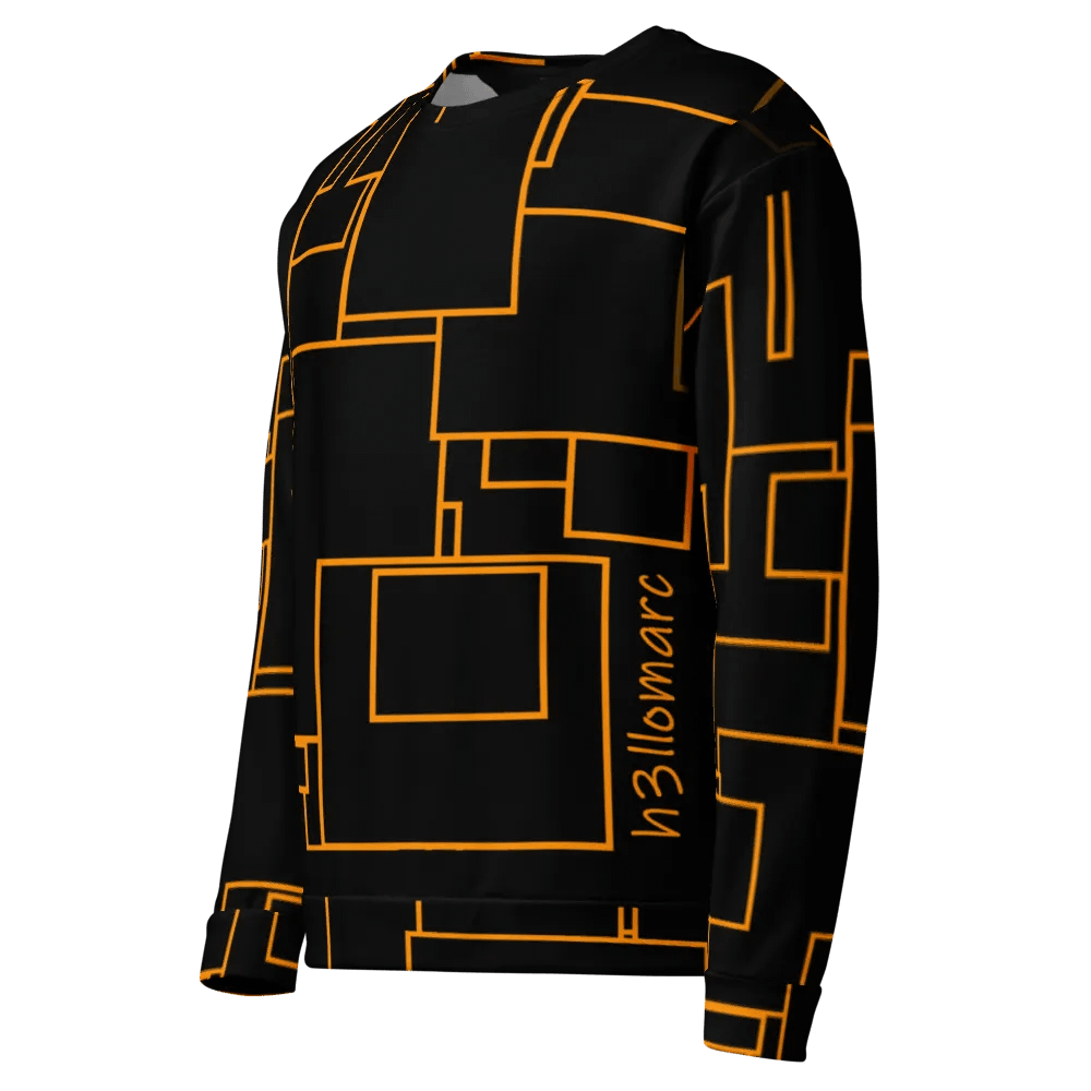 h3llomarc Orange Squares Sweatshirt product image (4)