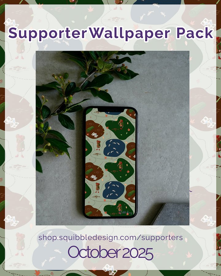 Wallpaper Pack for Supporters October 2025 product image (1)