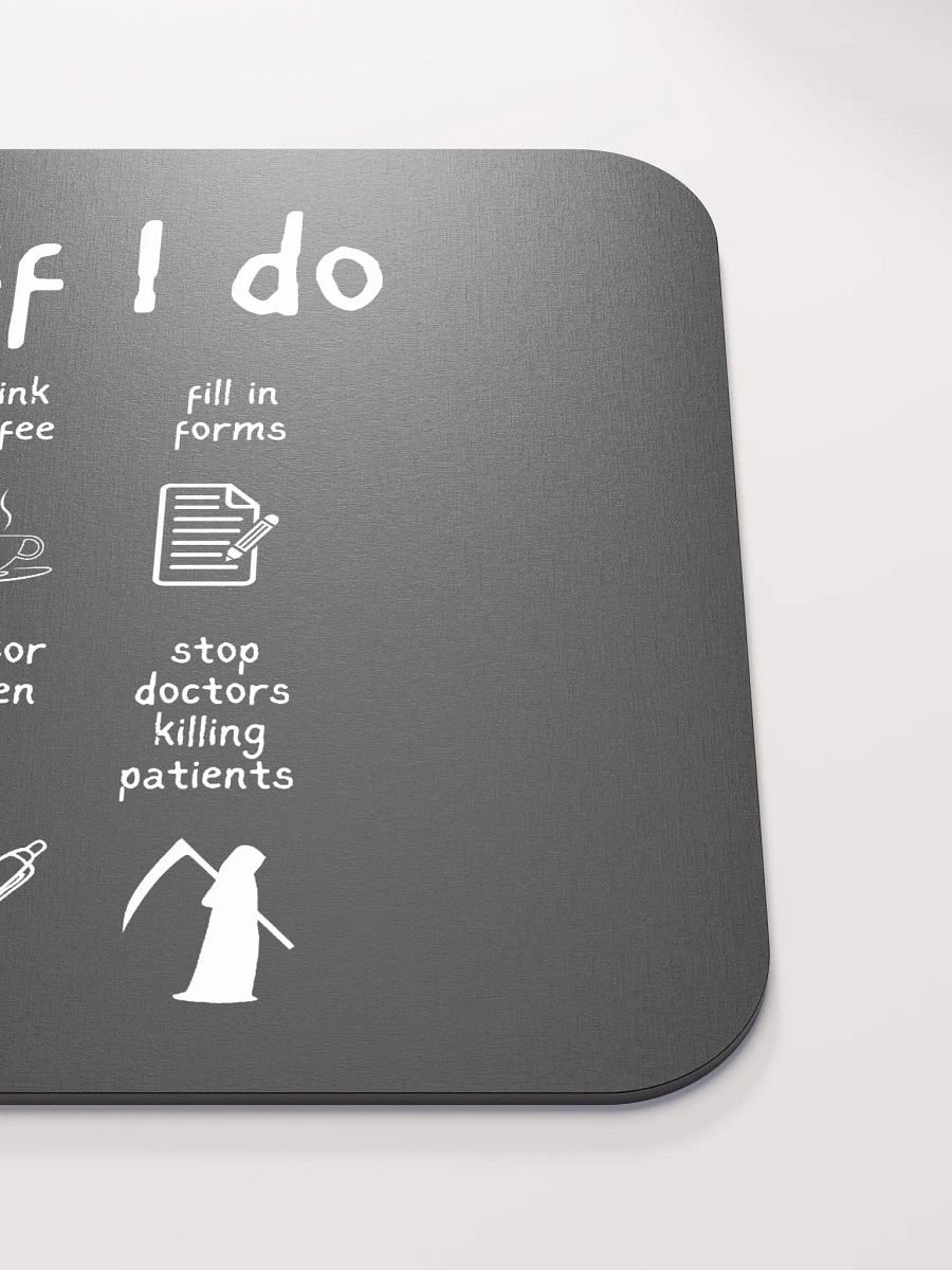 Funny Nurse Mousemat 