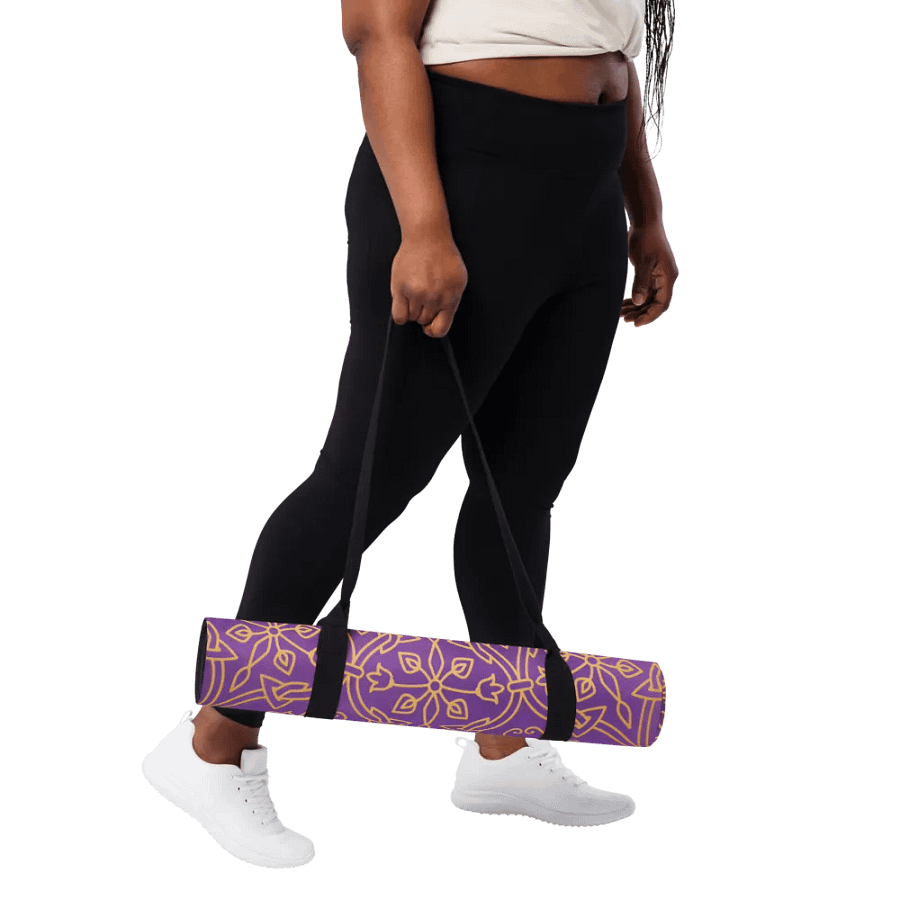 Inhale Exhale Violet Mandala Yoga Mat product image (11)