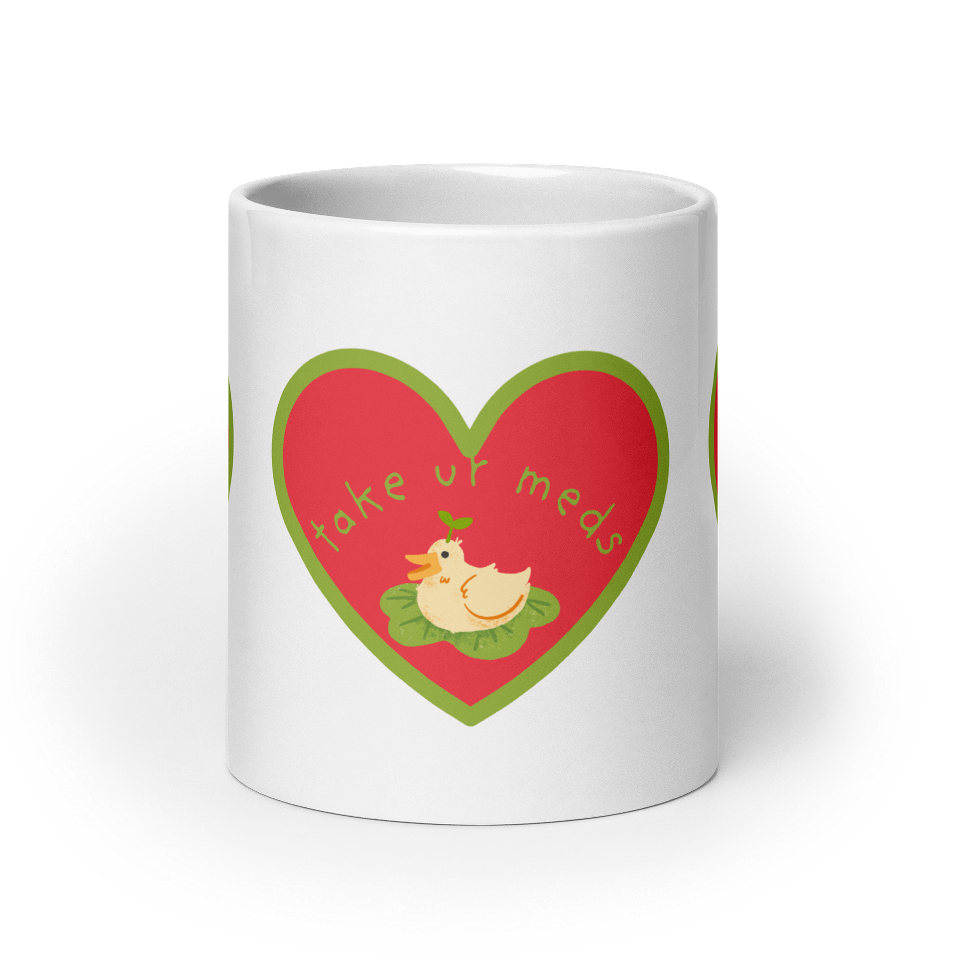 Duck Heart Take ur Meds Mug product image (9)