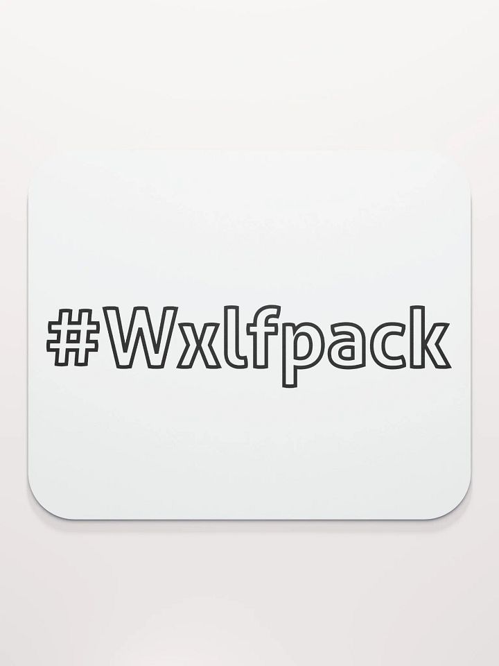 Wxlfpack Mouse Pad-White product image (2)