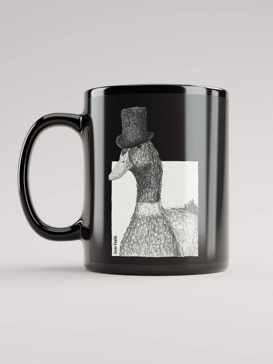 Feathered Gentleman Black Mug product image (6)
