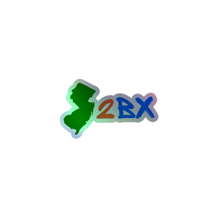 Jersey2Bronx Logo Holographic Sticker product image (1)