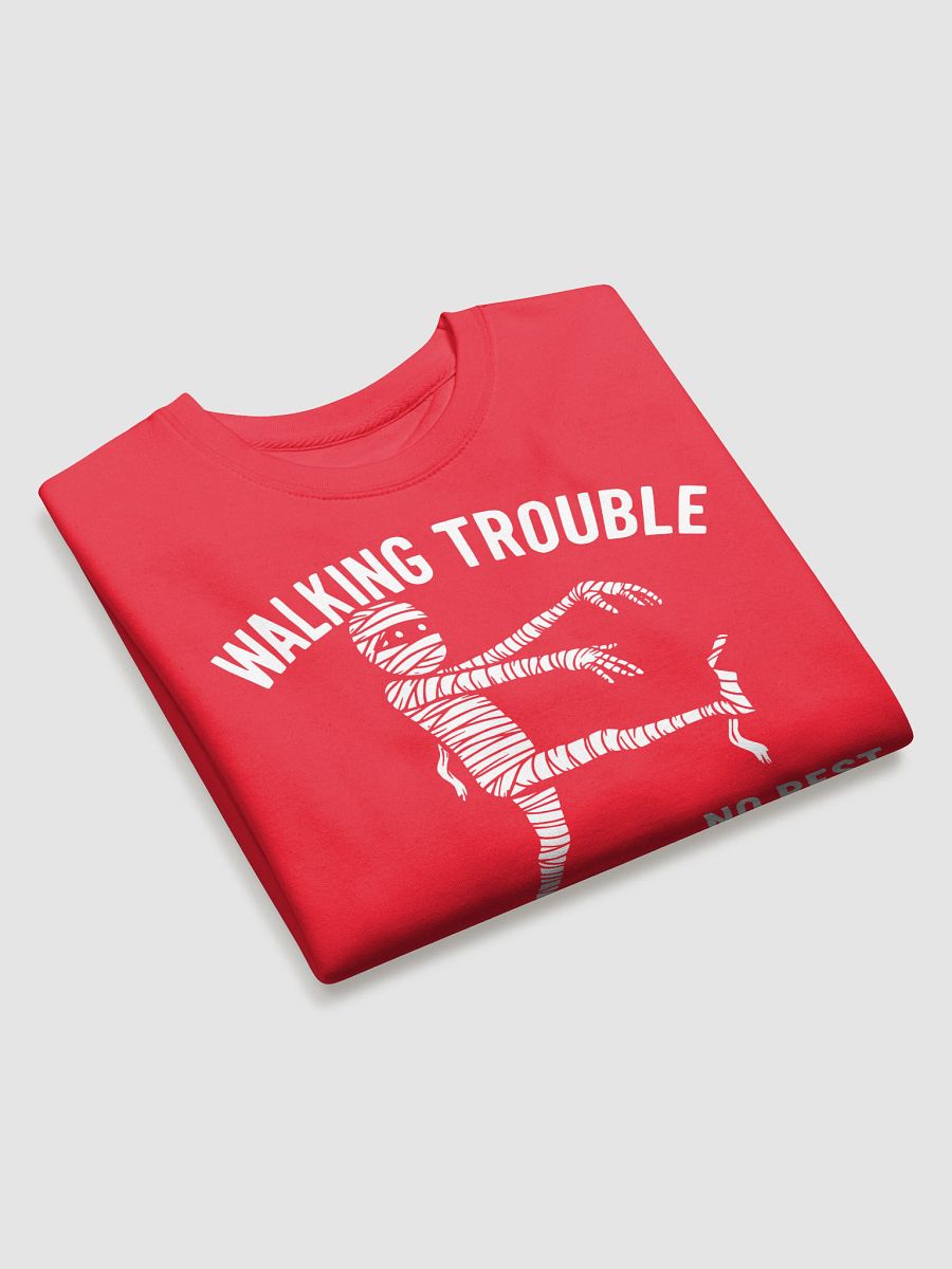 Walking Trouble Zombie Sweatshirt product image (26)