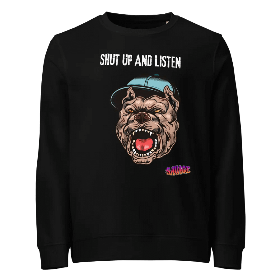 Savage Dog Teal Cap Sweatshirt product image (1)
