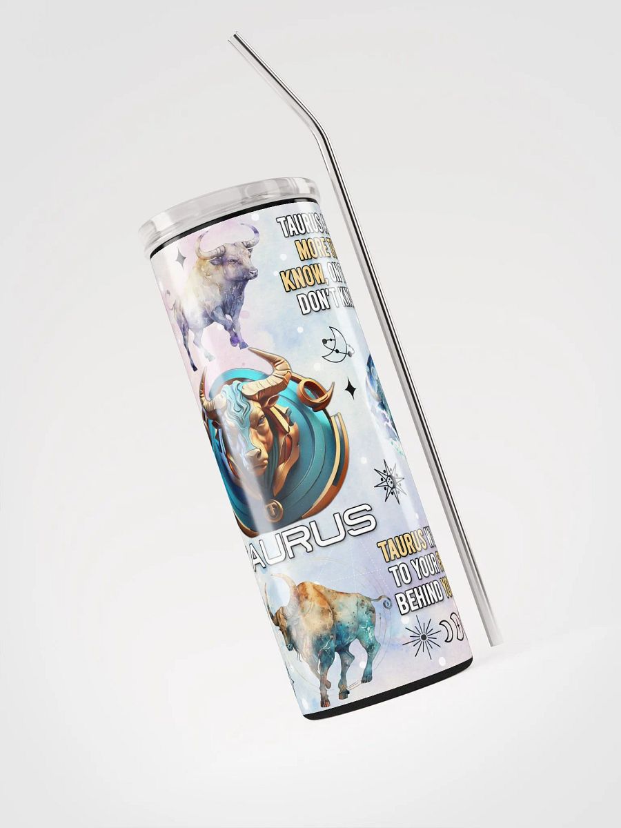 Celestial Taurus Stainless Steel Tumbler product image (6)