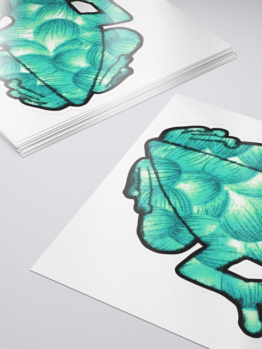 Big Frog Sticker in Seagrape product image (5)