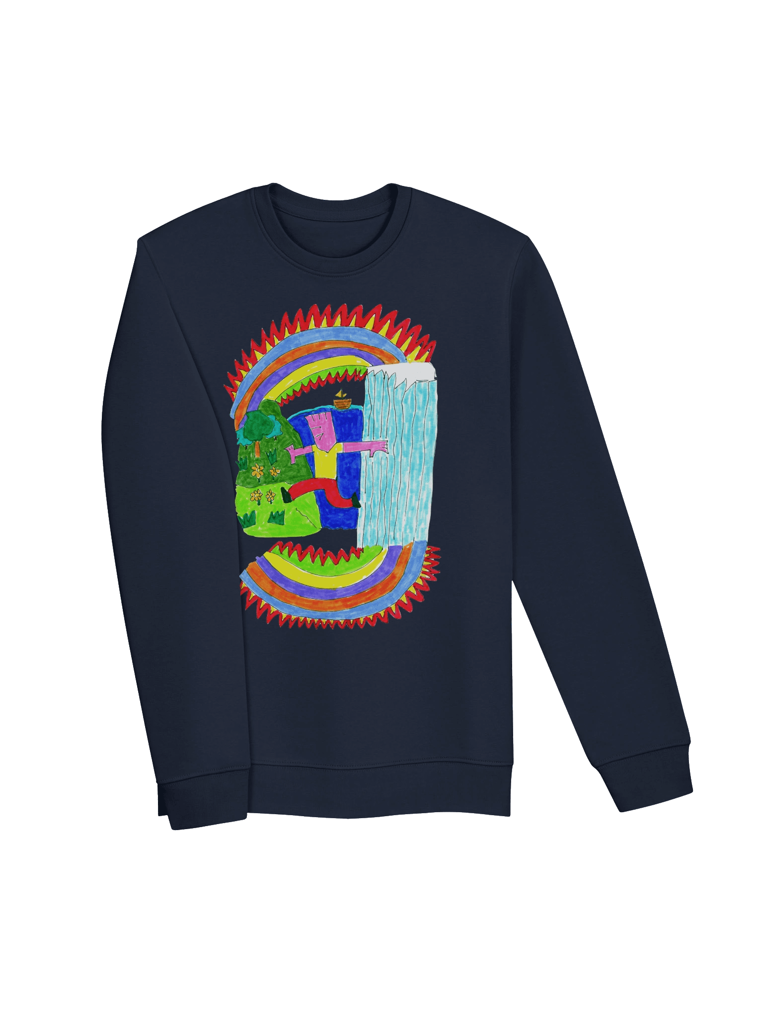 Abstract Lands Beyond Unisex Eco Sweatshirt product image (12)