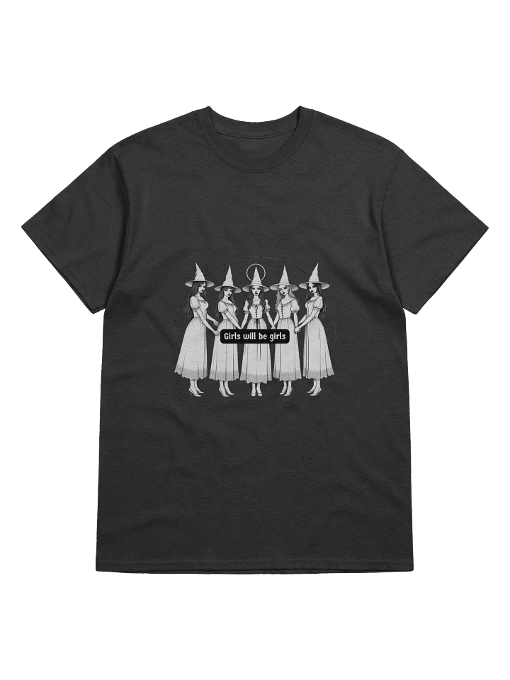 Witchy Women Circle T-Shirt Goth dark Halloween Girls will be Girls product image (1)