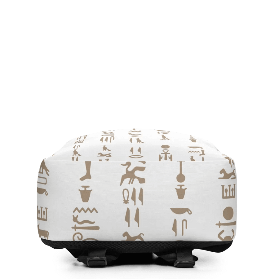 Isis White Hieroglyphs Backpack product image (4)