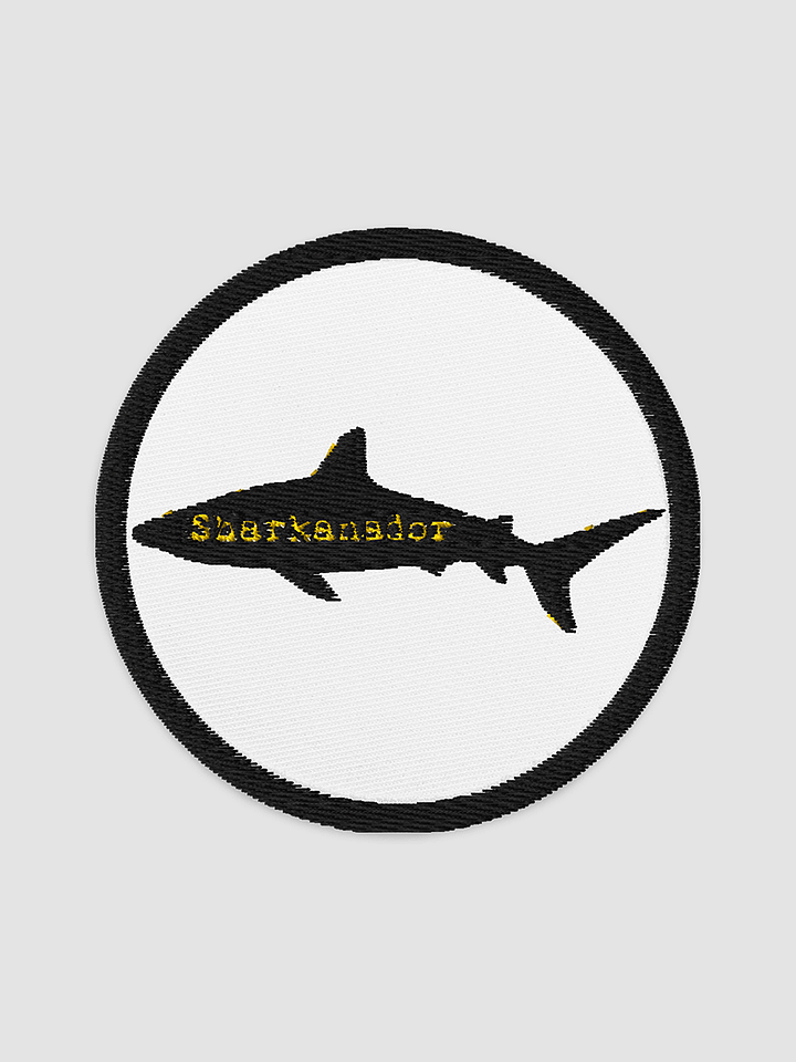 Sharkanador logo Embroidered Patches product image (1)