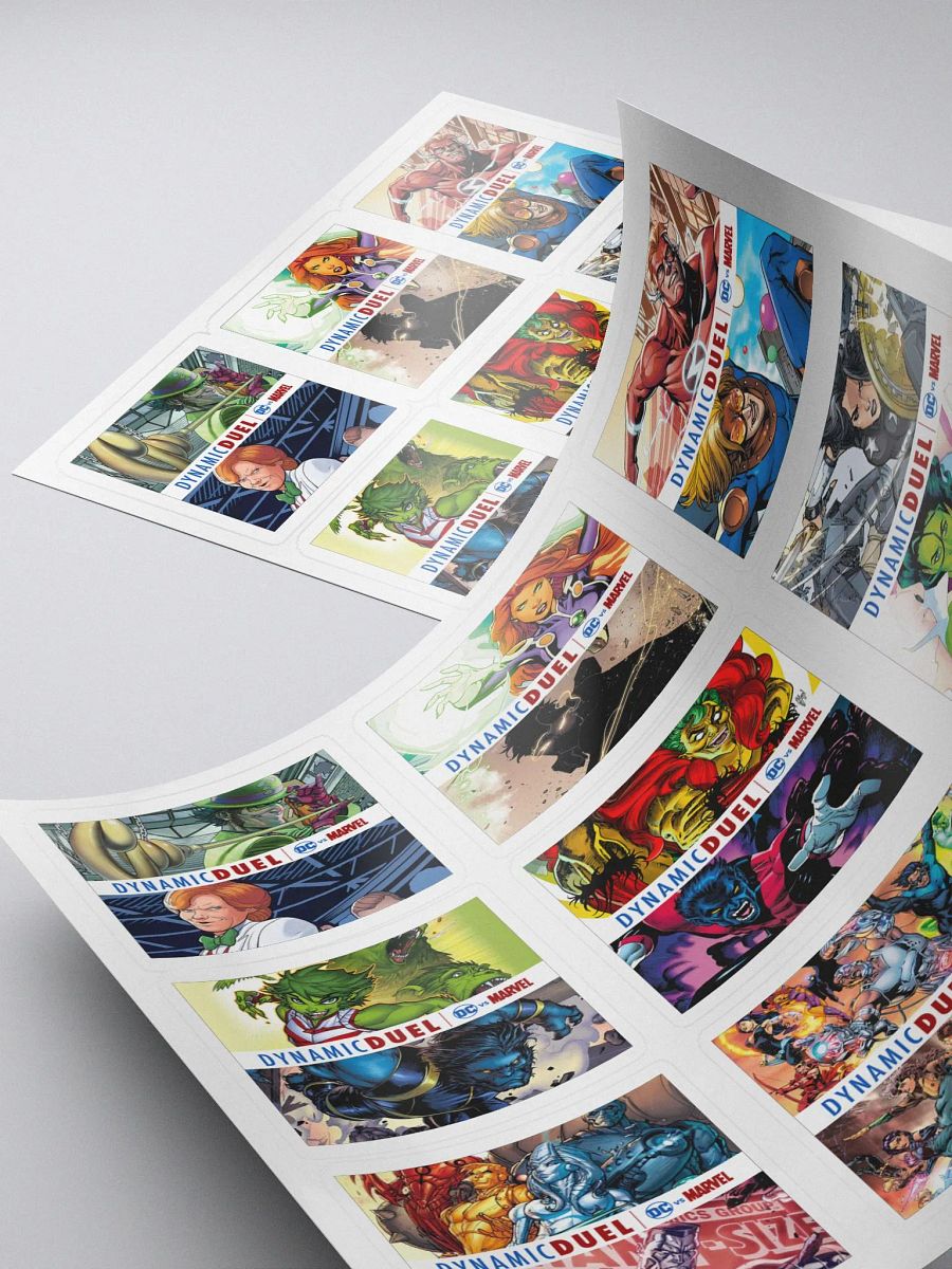 Dynamic Duel Episode Cover Stickers - Series 8 product image (4)