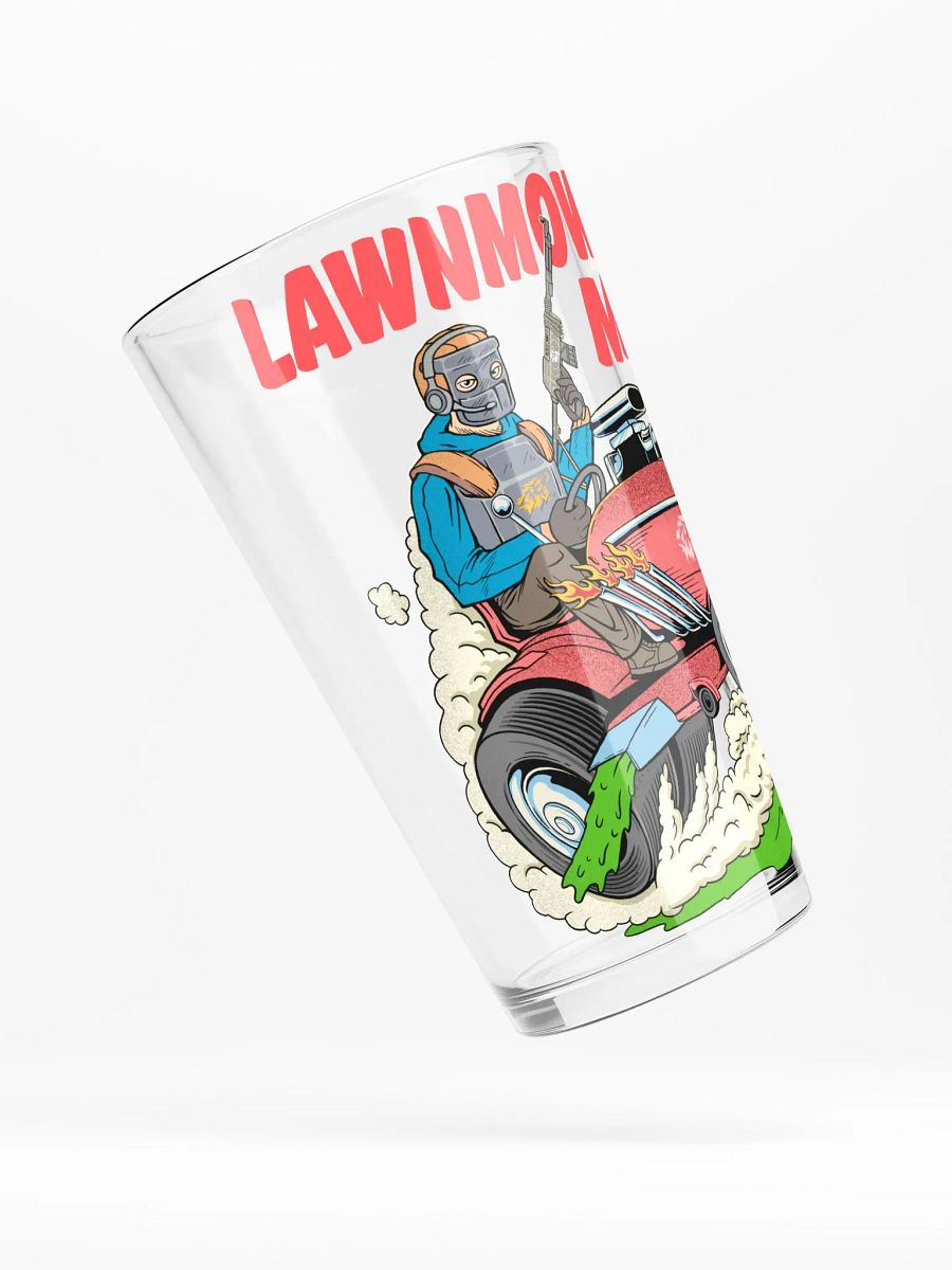 Lawnmower Mic | Pint Glass product image (4)