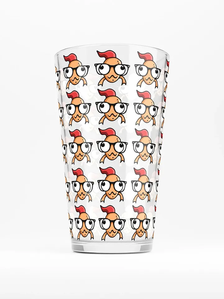 FEESH Logo Pint Glass [allover] product image (1)