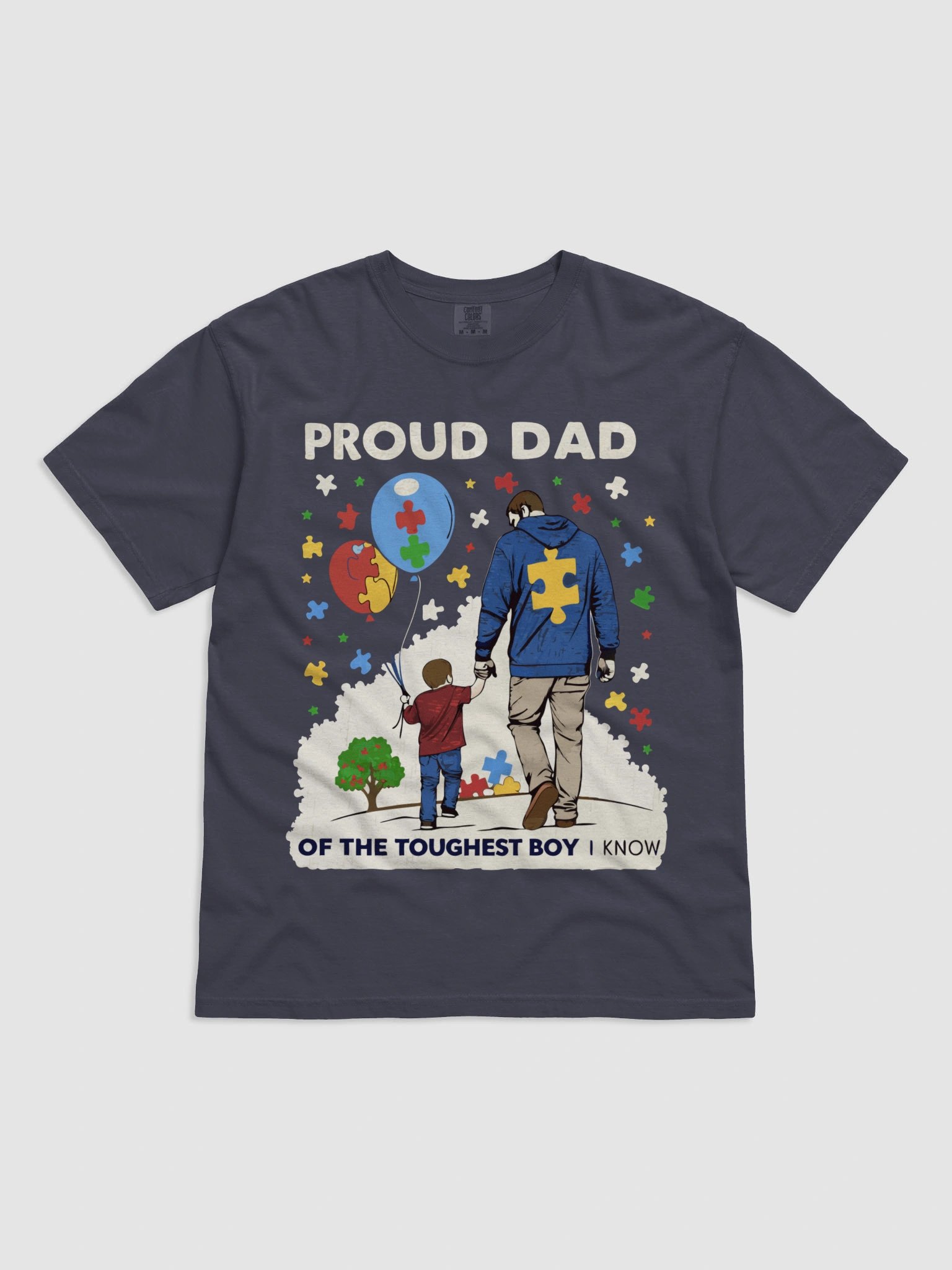 AUTISM DAD T-Shirt product image (2)