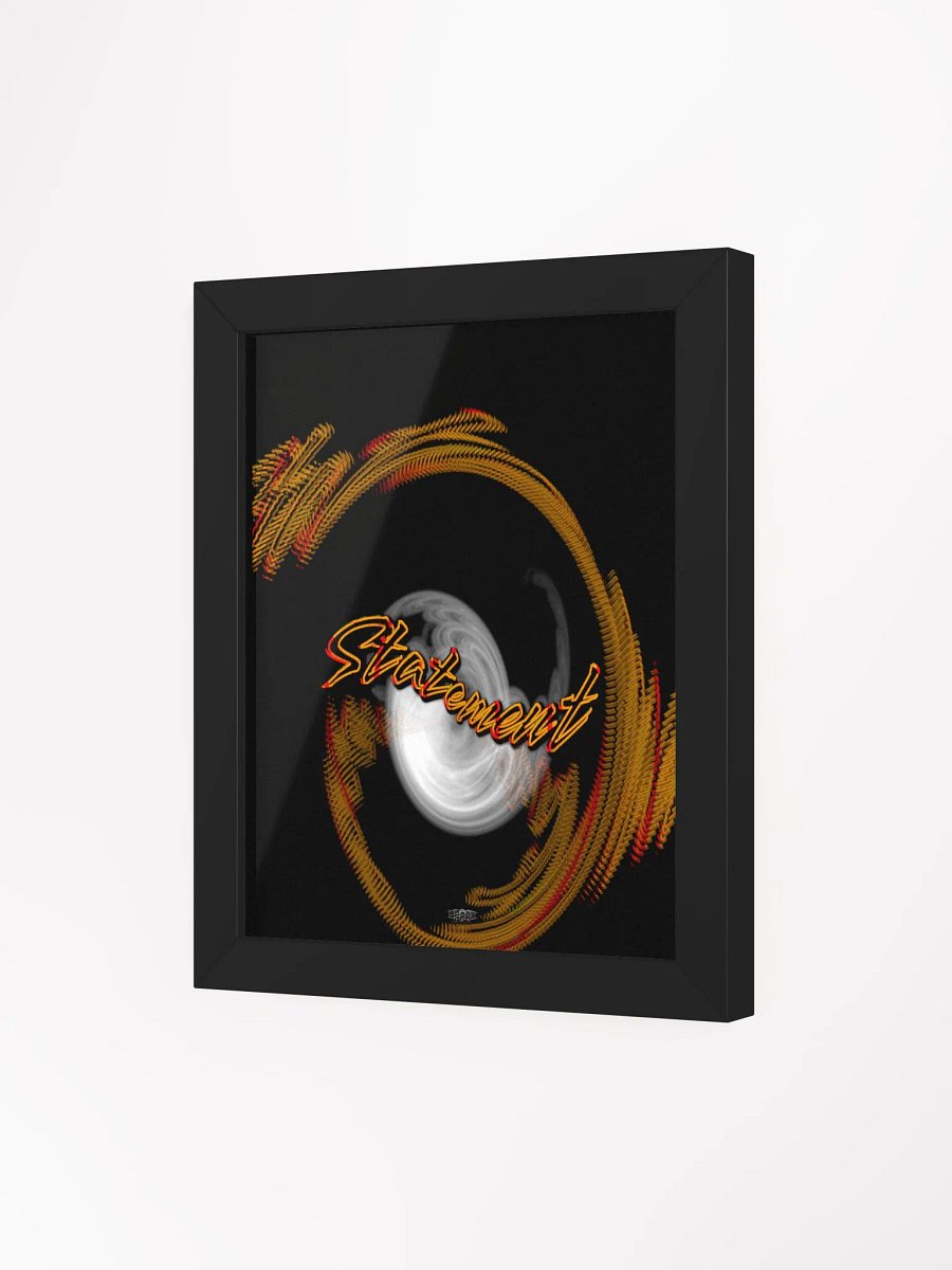 Statement- Framed - Black High-Quality Poster product image (3)