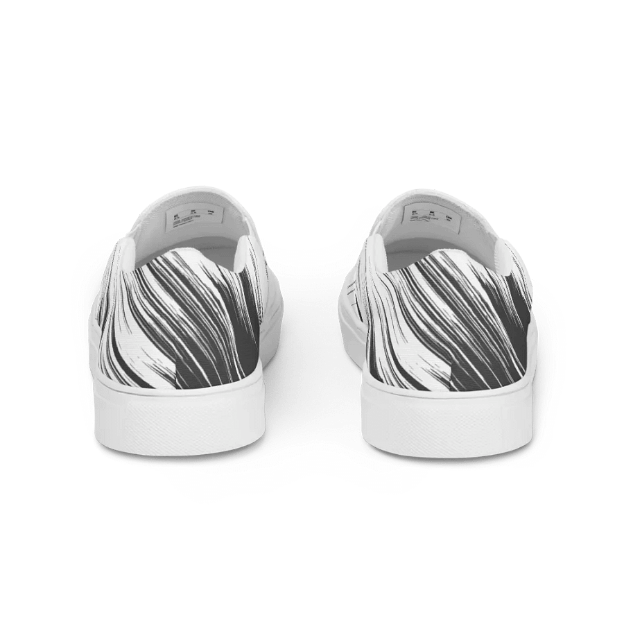 Men's Slip-On Canvas Shoes OneVamps Black and White product image (10)