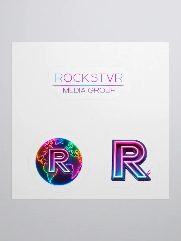 NEW ROCKSTVR Media Group Logo Stickers product image (1)