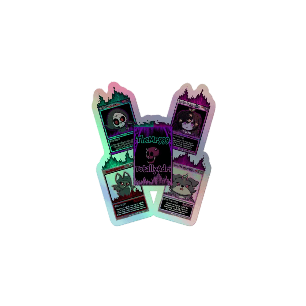 The Hell Cardz Collection Holographic Sticker product image (1)