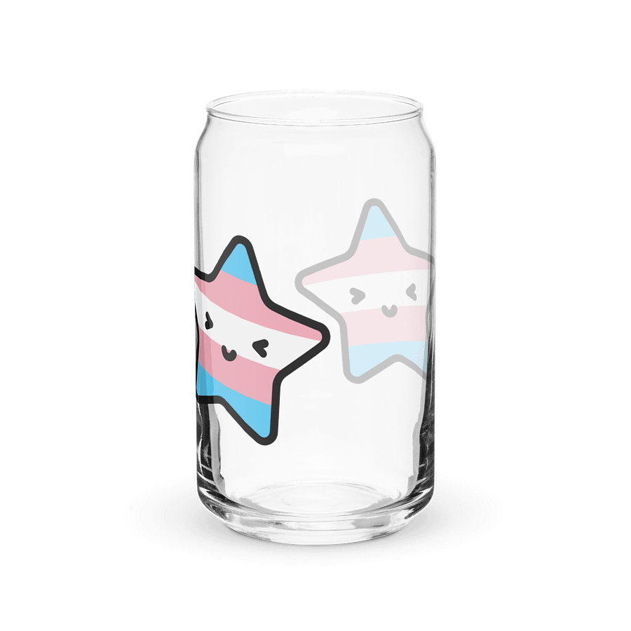 Can-shaped Lucy Trans Pride glass product image (7)