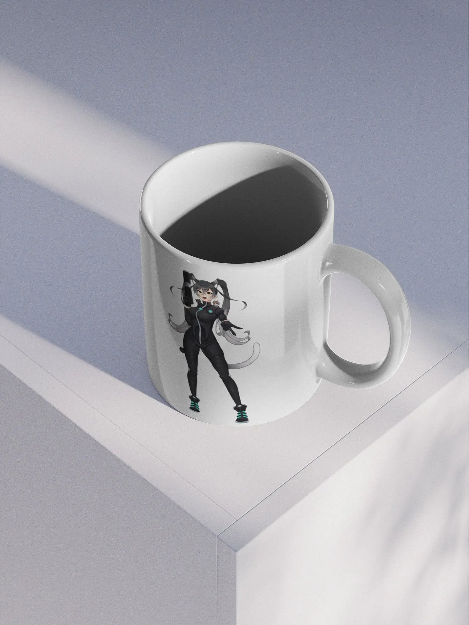 JUNOO CAT GLOSSY MUG product image (3)