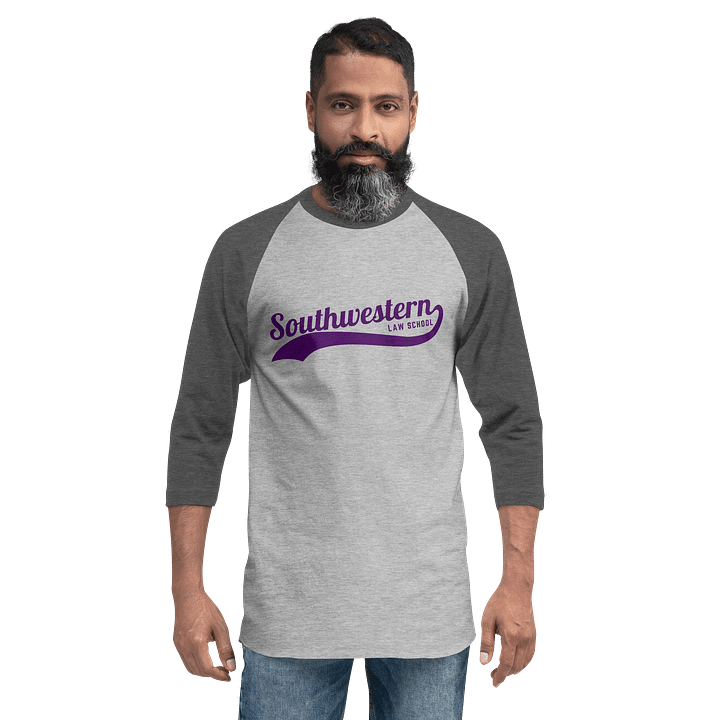 SWLAW- Baseball Tee Purple Design product image (2)