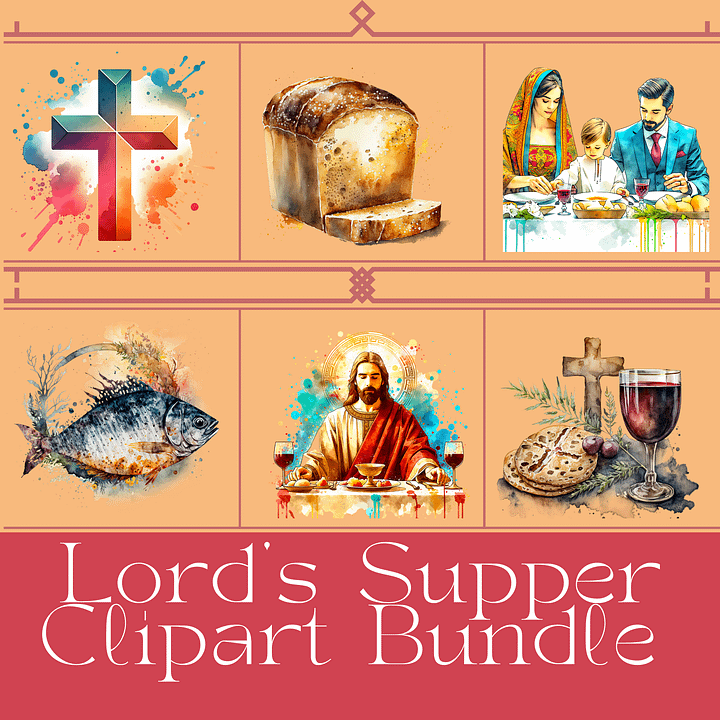 Lord's Supper Clipart Bundle product image (1)