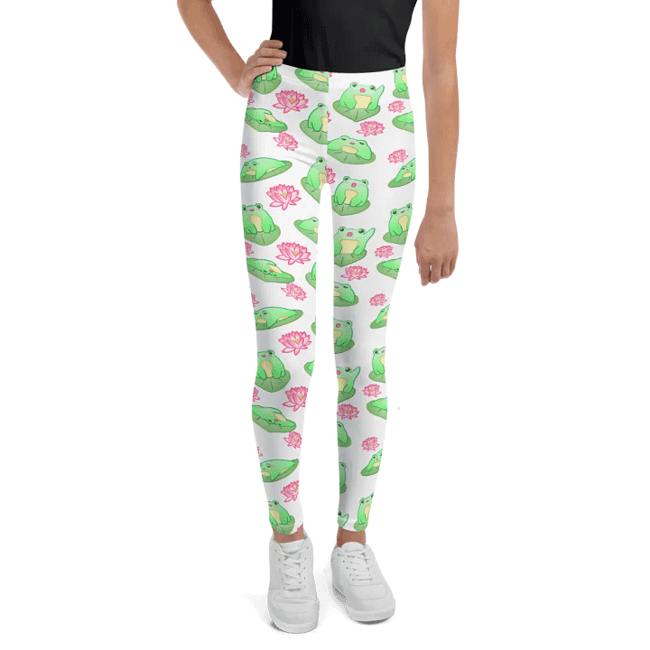 Kawaii Froggie Youth Leggings product image (1)