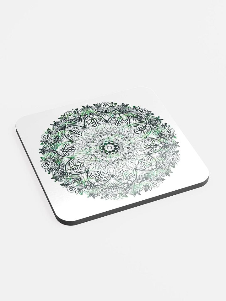 Verdant Vibe Cork Coaster product image (2)