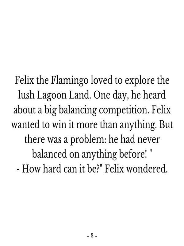 Felix the Flamingo and the Balancing Act product image (3)