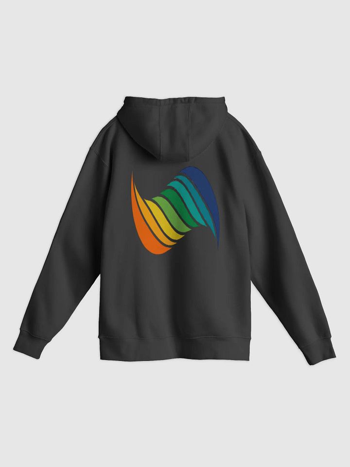 Vibrant Curves Logo Hoodie product image (2)