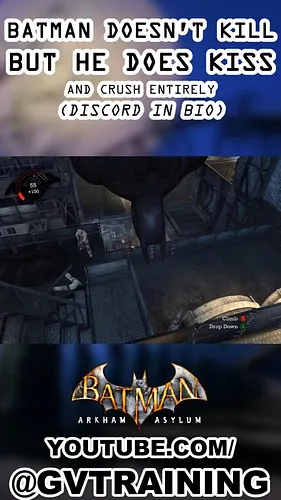 New Video on YouTube, GV Training!

Crush

[TAGS] #batman #BatmanArkham #batmanarkhamknight