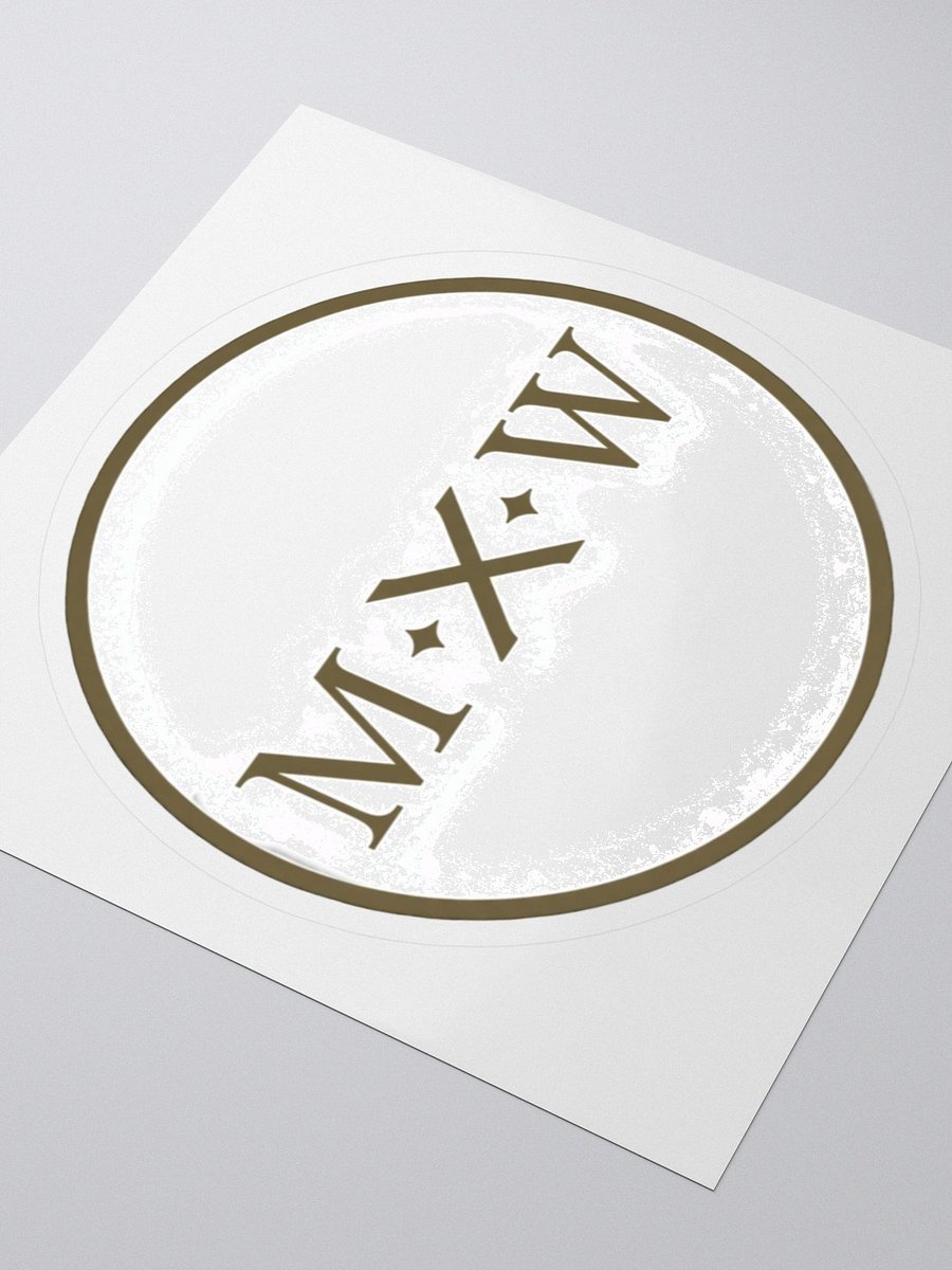 Morning Word Logo Sticker product image (3)