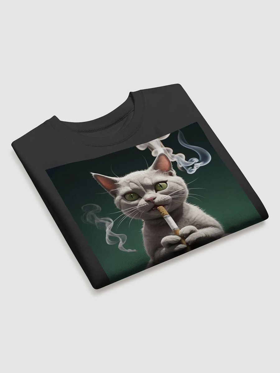 Serious Smoker Cat Sweatshirt product image (3)