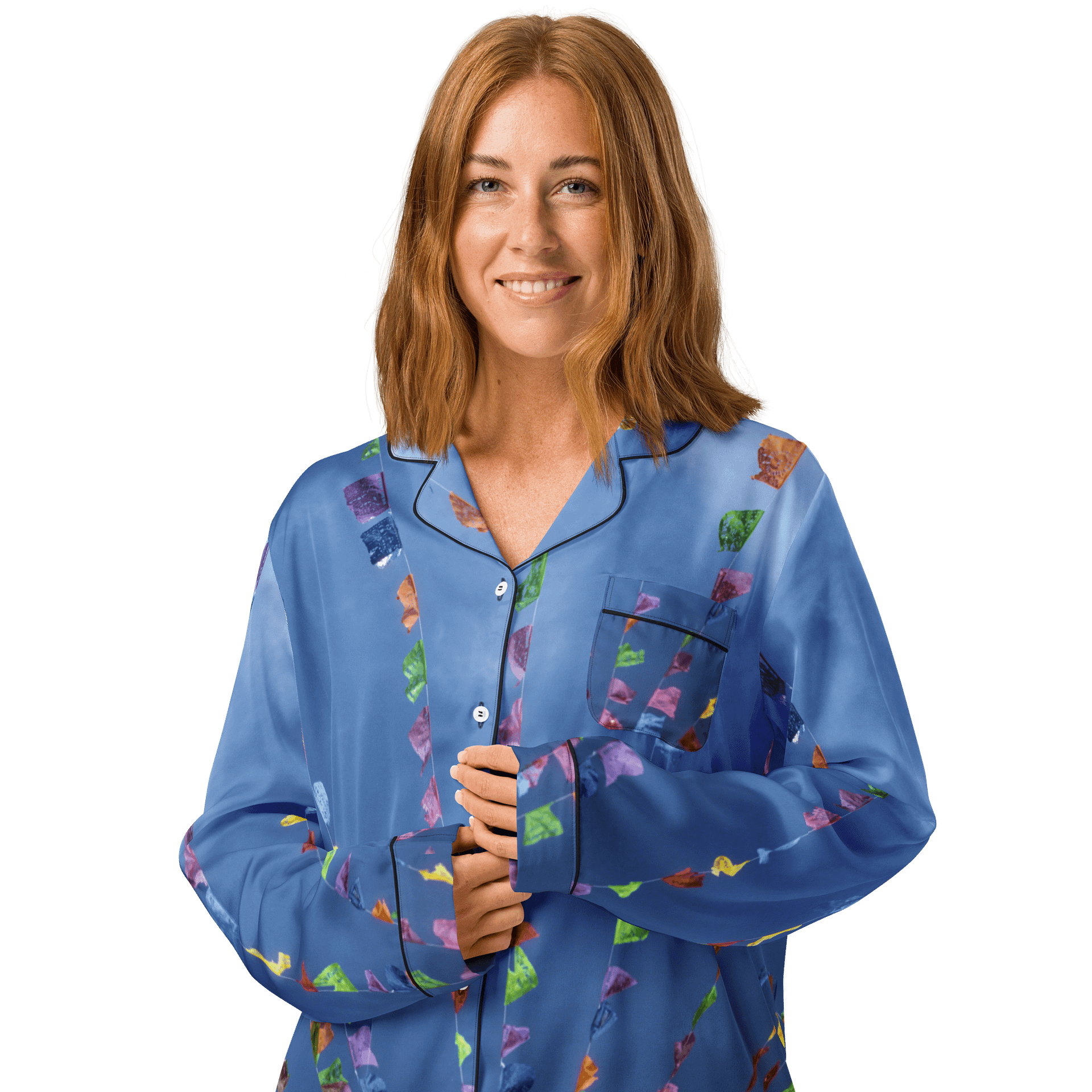 Papel Picado Long Sleeved Pajama Top product image (3)