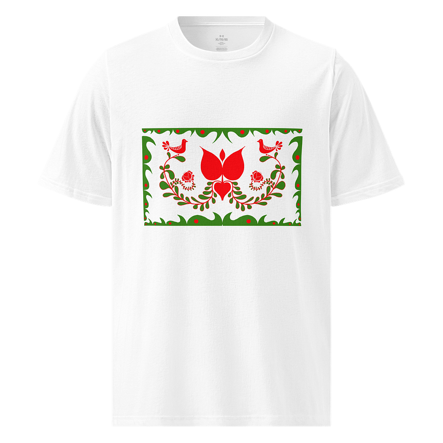 Traditional Hungarian Folk Art Athletic T-Shirt product image (1)
