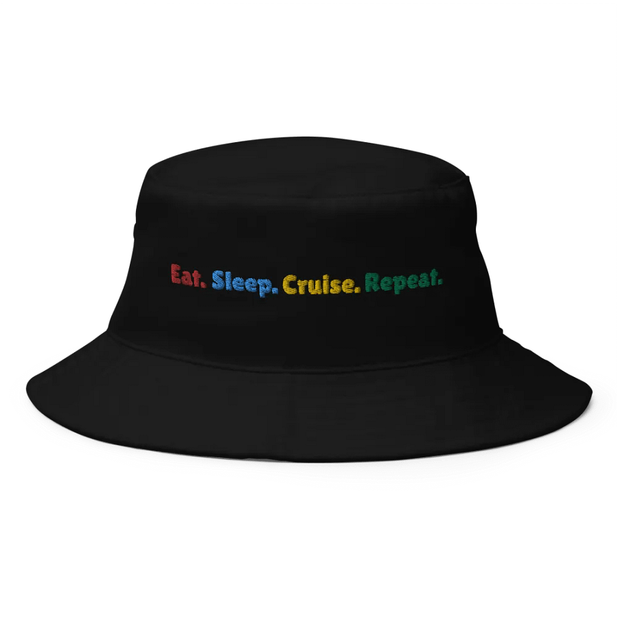 Eat Sleep Cruise Repeat! Bucket Hat product image (1)