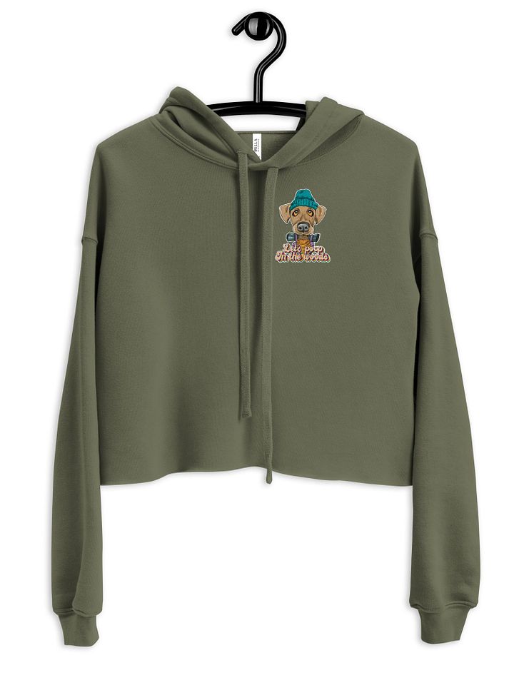 Cropped hoodie All colors - Let's poop in the Woods product image (2)