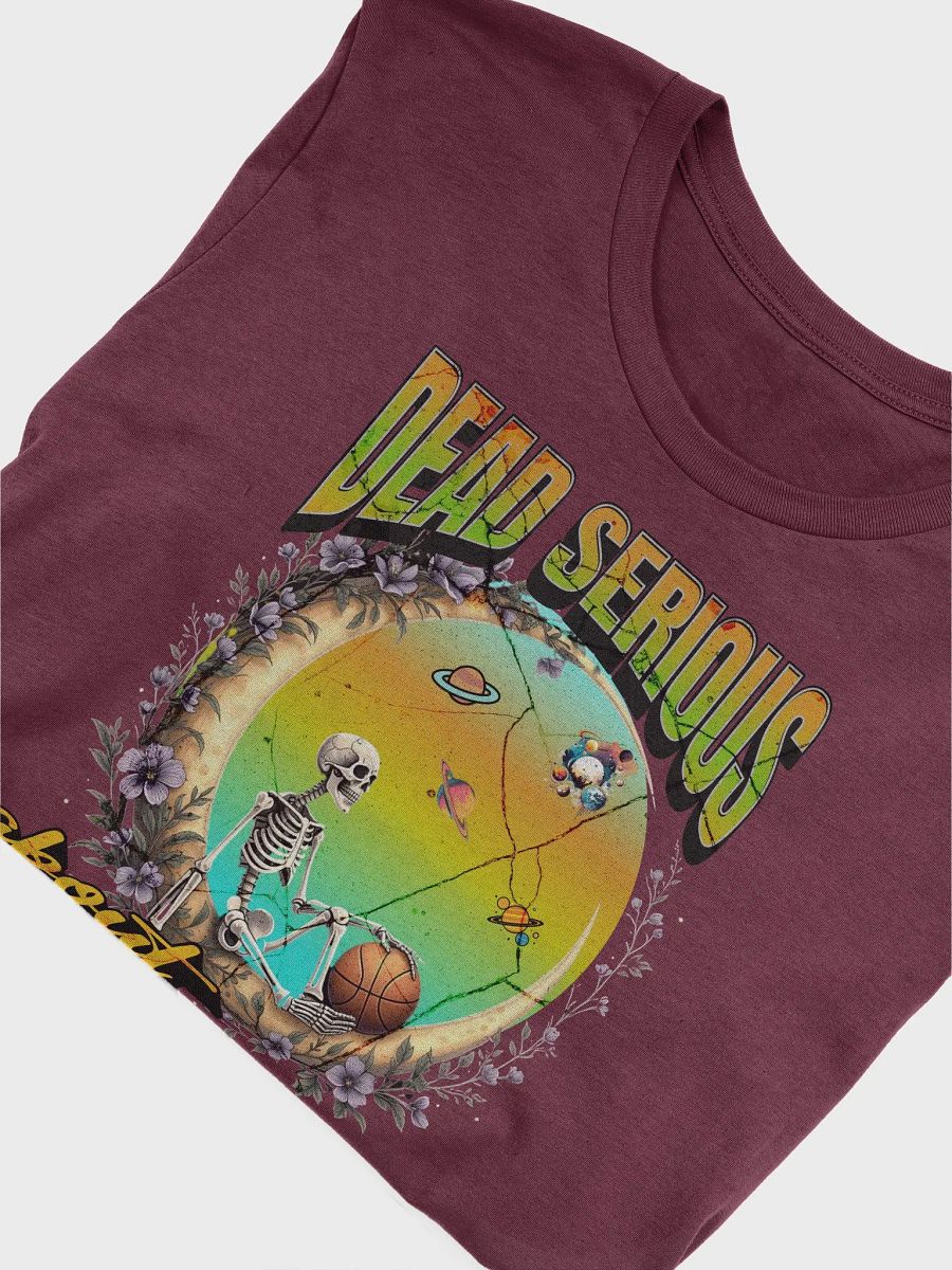 Dead Serious About Basketball Skeleton Cosmic Hoops T-Shirt product image (34)