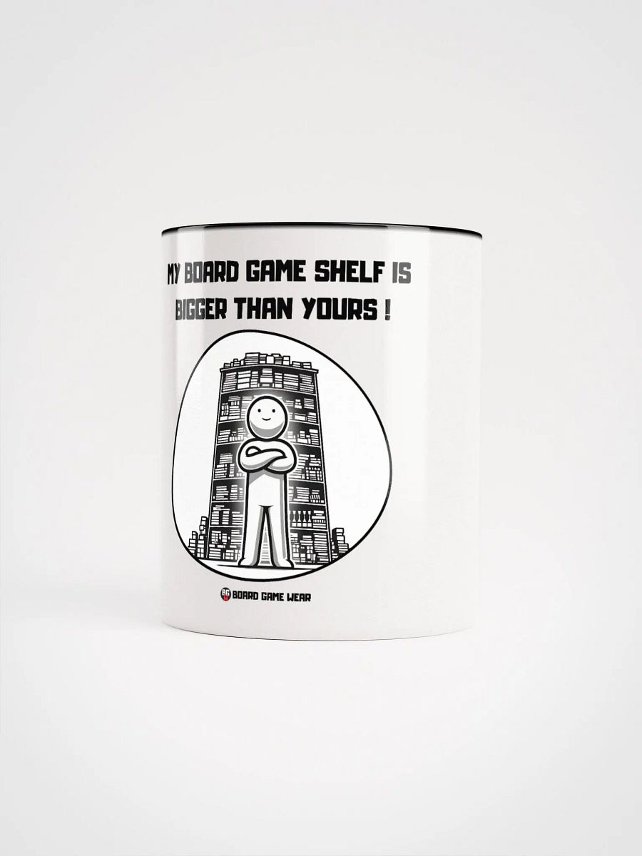 My Board Game Shelf is bigger than yours! | White Ceramic Mug with color on the inside product image (59)
