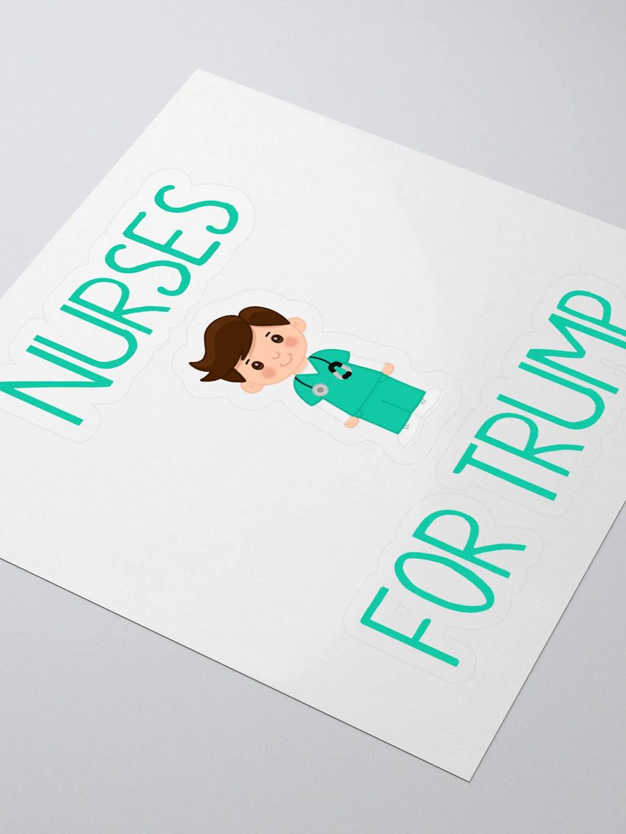 Nurses For Trump (M) Sticker product image (3)