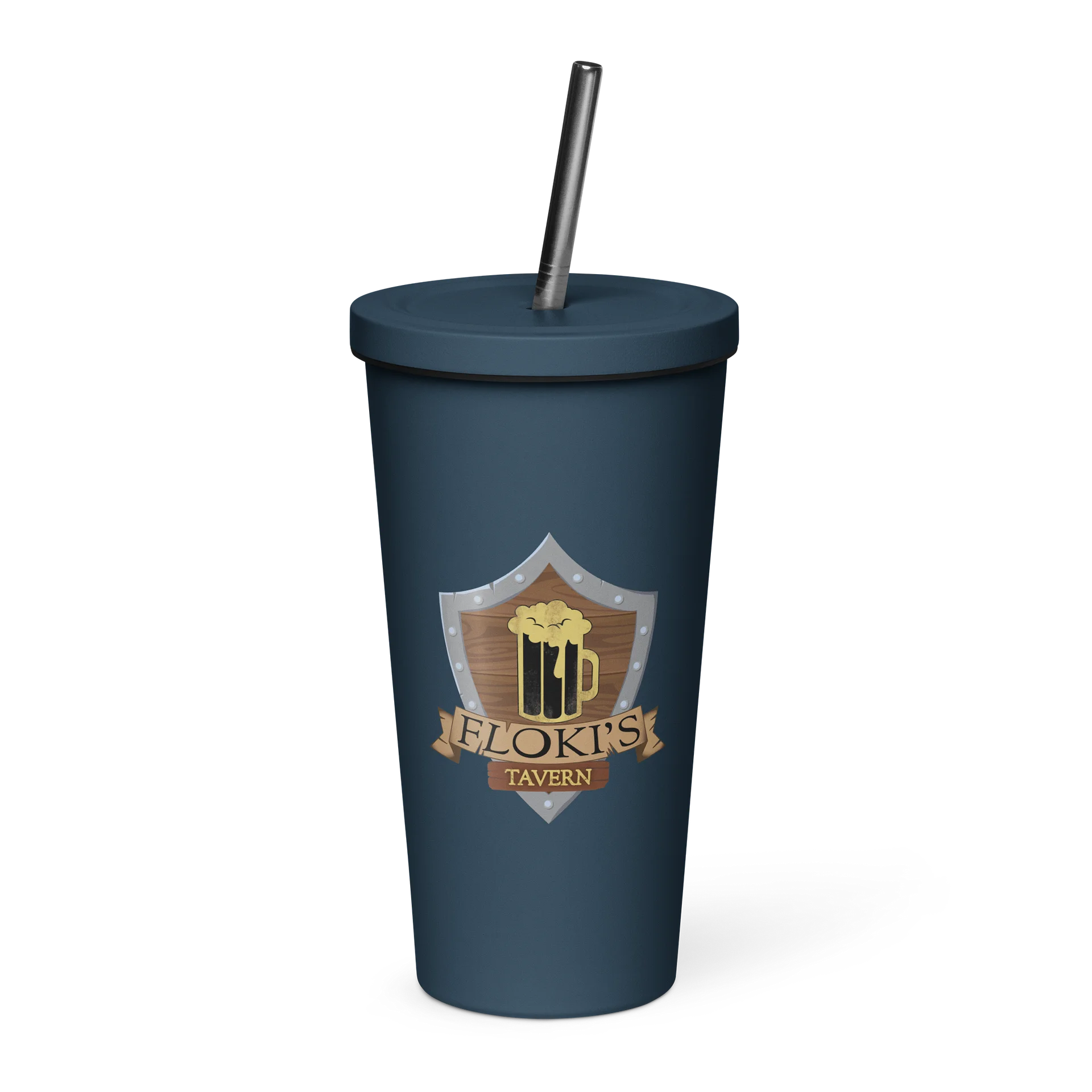 Floki's Tavern Insulated Tumbler with Straw - 20oz Stainless Steel product image (9)