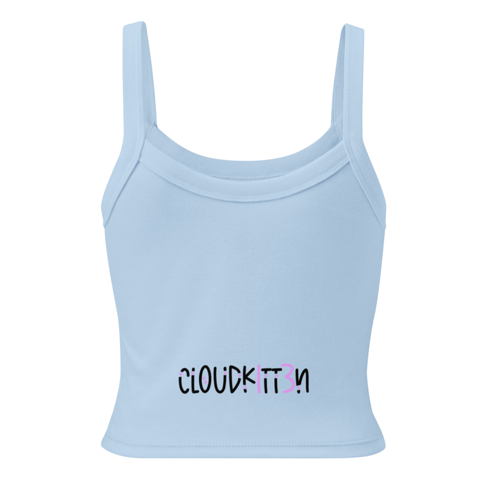 Rose Frame Kitten Crop Tank (womens) product image (8)