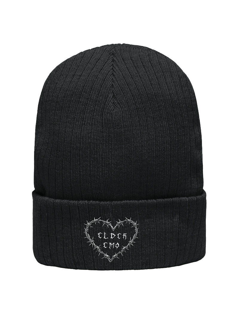 Elder Emo's Unite Barbed Wire Heart Beanie