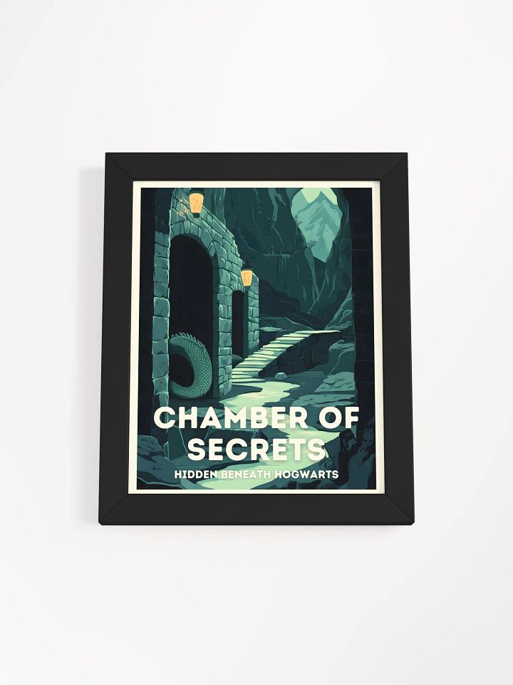 Chamber of Secrets Vintage Travel Poster product image (1)