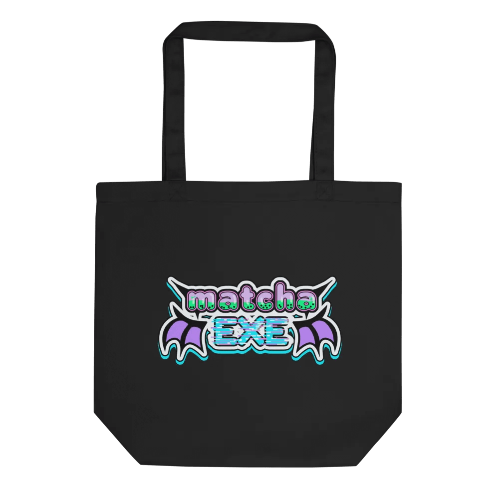 MatchaEXE Symmetrical Icon + Logo Tote Bag product image (7)
