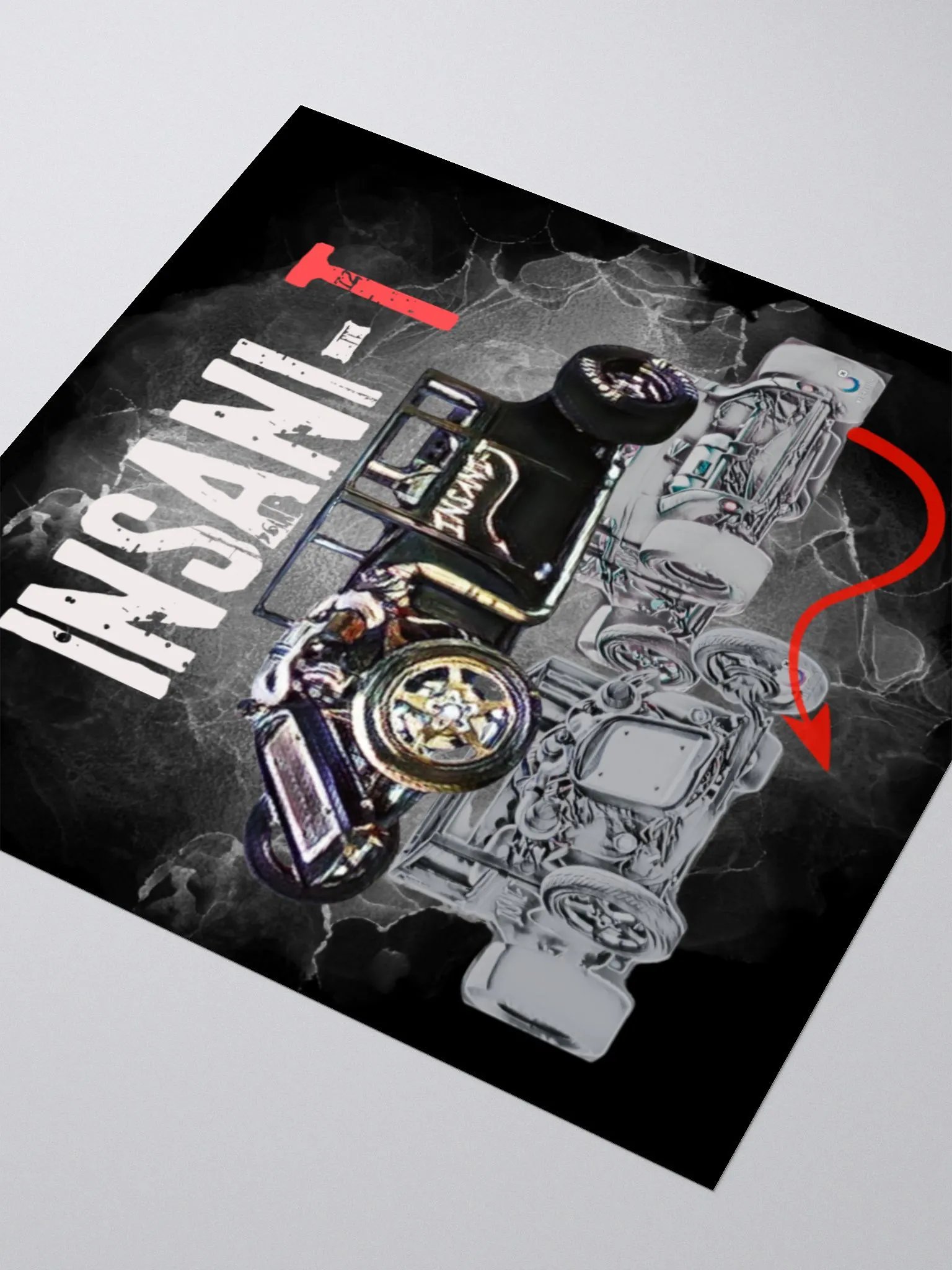 INSANI-T Hot Rod Sticker product image (3)